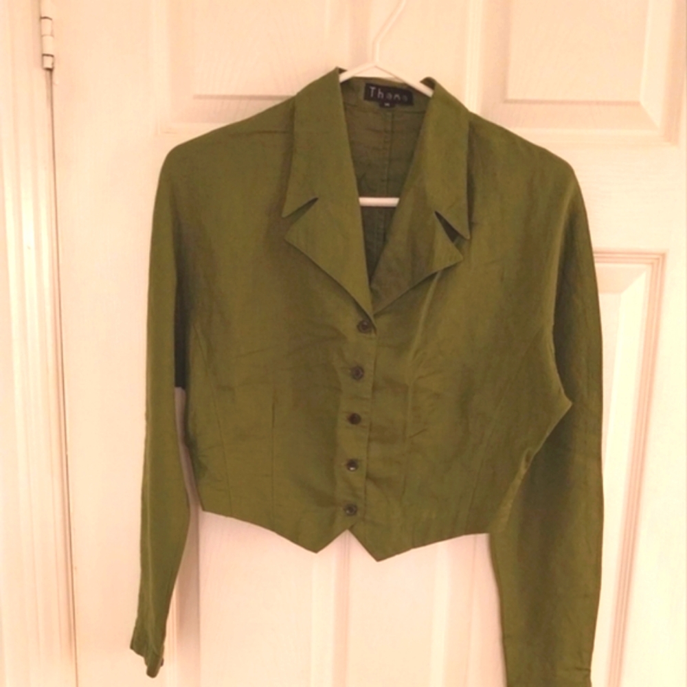 Vintage linen/cotton top